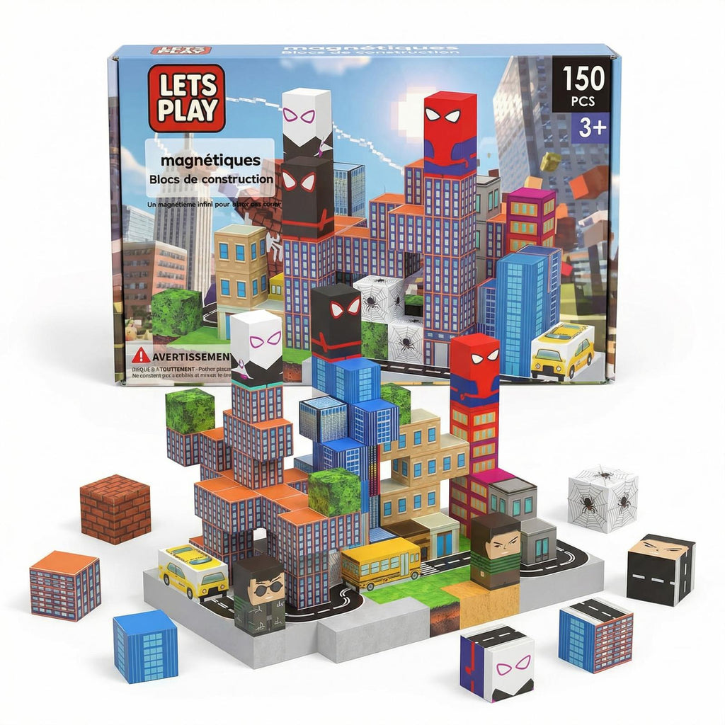 Cubes Magnétiques – 150 pièces